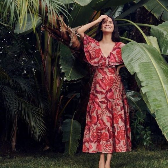 Johanna Ortiz x H&M Eyelet Embroidered Dress NEW W/O TAGS - Picture 6 of 9